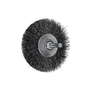 PFERD 82861 3" Mtd Flared Cup Brush .006 CS Wire, 1/4" Shank (10pk)