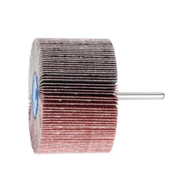 PFERD 45215 3" x 2" Mounted Flap Wheel 1/4" Shank - Aluminum Oxide - 80 Grit (10pk)