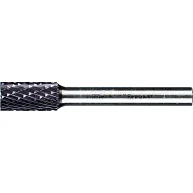 PFERD 27082 HICOAT Bur, Cylind. End Cut, DBL Cut 3/8" x 3/4" x 1/4" Shank