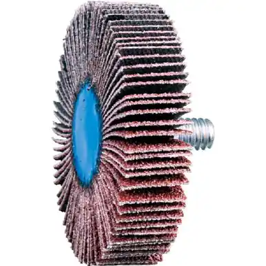 PFERD 45350 2" x 1/2" Quick Change Flap Wheel 1/4-20 Thread, Aluminum Oxide, 60 Grit (10pk)
