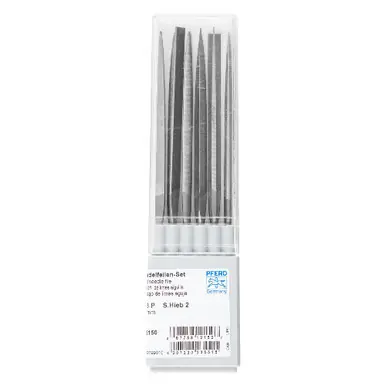 PFERD 12150 6-1/4" Needle File Set 12 Pieces, Cut 2