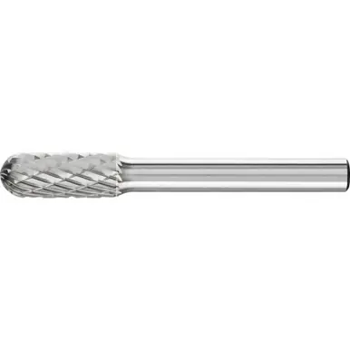 PFERD 24412 Carbide Bur, Cylind. Radius End, DBL Cut 5/16" x 3/4" x 1/4" Shank