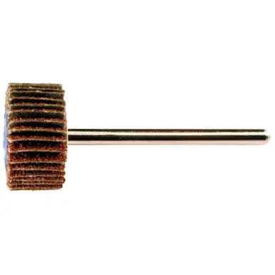 PFERD 45179 1" x 1" Mounted Flap Wheel 1/8" Shank - Aluminum Oxide - 80 Grit (10pk)