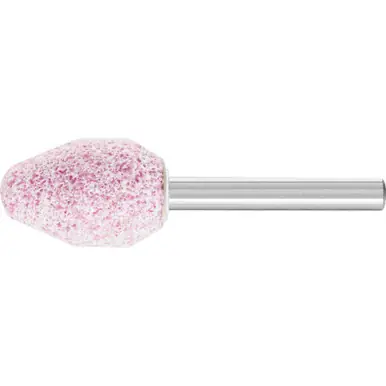 PFERD 31051 A6 Vitrified Mounted Point 1/4" Shank Alum. Oxide 30G - Med. (10pk)