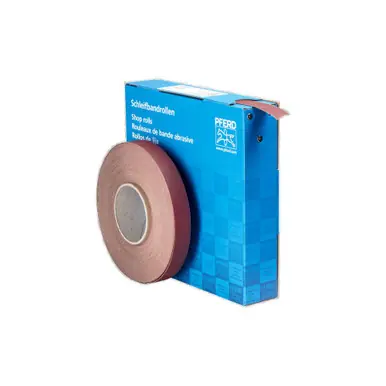 PFERD 47120 1" Shop Roll, Resin/Resin Heavy Duty 50 Yard Roll, Aluminum Oxide, 150 Grit