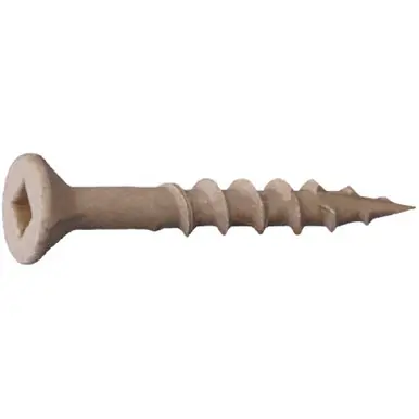 Daggerz ACQDLFLSQ1030TAN - 10 x 3" Deck-Pro Square Flat w/Nibs Deck Screws Tan 1500ct