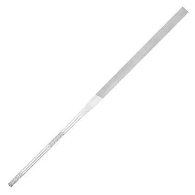 PFERD 12069 6-1/4" Equalling Needle File Knurled Handle, Cut 2 (12pk)