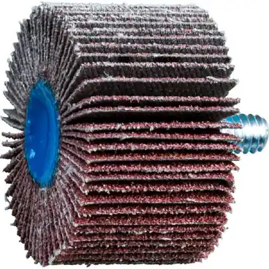 PFERD 45340 1-1/2" x 1" Quick Change Flap Wheel 1/4-20 Thread, Aluminum Oxide, 60 Grit (10pk)