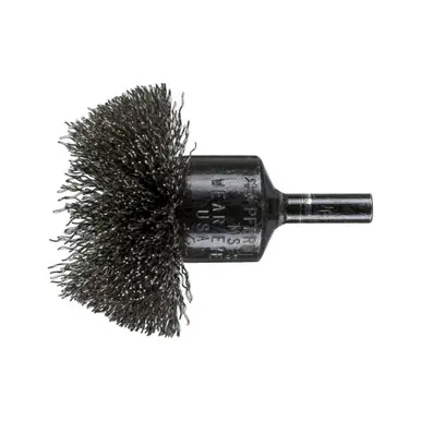 PFERD 82936 2" Circular Mounted End Brush .010 SS Wire, 1/4" Shank (10pk)