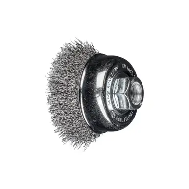 PFERD 763889 2-3/4" PSF Crimped Cup Brush .014 CS Wire 5/8-11 (ext.) (5pk)