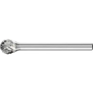 PFERD 23252 Carbide Bur - Ball Shape, DBL Cut 1/4" x 3/16" x 1/8" Shank - SD-51
