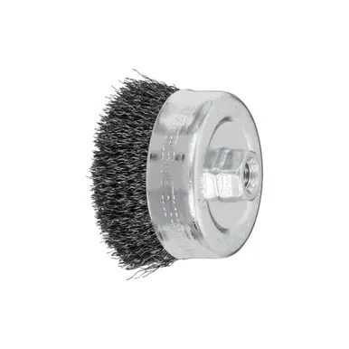 PFERD 82510P P.O.P. 4" Crimped Wire Cup Brush .014 CS Wire, 5/8-11 Thread (ext.) (2pk)