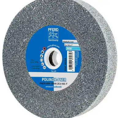 PFERD 48422 6" x 1" Unitized Wheel 1" A.H., SiC Fine (W) 3SF