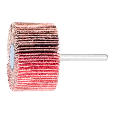 PFERD 45291 2" x 1" Mounted Flap Wheel 1/4" Shank Ceramic Oxide 80 Grit (10pk)