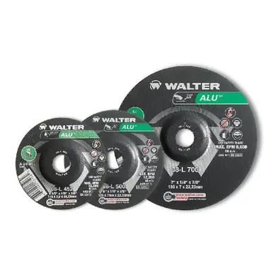 WALTER 08L702 - 7" x 1/8" ALU Grinding Wheel Type 27 (25pk)