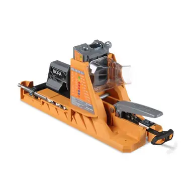 BORA Automatic Pocket Hole Jig with 50 Color-Coated Screws, Auto Adjusting Drill Guide, Pocket Hole