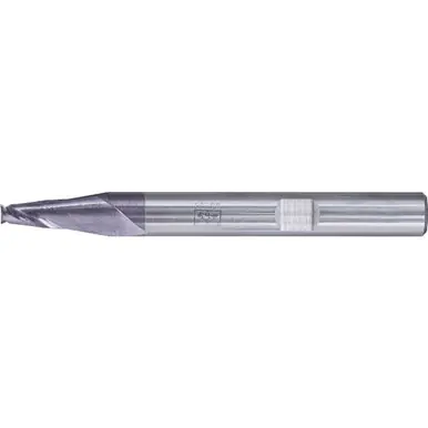 PFERD 23000124 - Square End Mill, 2 flutes 4mm Dia, 8mm APMX, 57mm OAL, Weldon shank, Universal