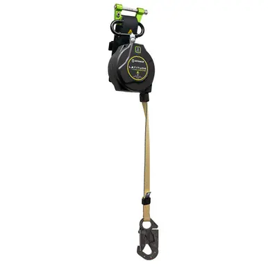 Safewaze 025-5510 - Latitude Edge Arc Flash 6‘ Single Web SRLP Dielectric Snap Hook