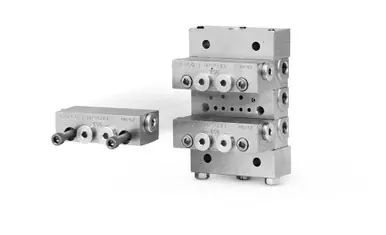 GRACO 562686 - Manzel MHH Divider Valve Working Section, .009 Twin, 0.009 in³ output, 7,500 PSI