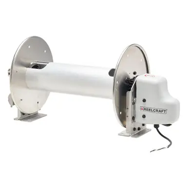 Reelcraft E23022-H-310-3 - 12V Motorized 3/8" x 600‘ Aluminum Reel, 4500 psi