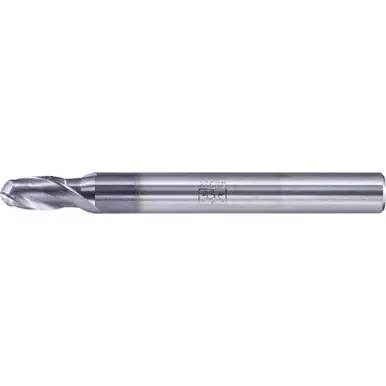 PFERD 23000102 - Ball Nose End Mill, 2 flutes, 5mm Dia, 9mm APMX, 54mm OAL, cylindrical shank