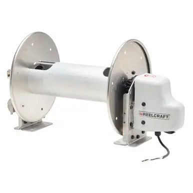 Reelcraft E23018-H-310-1 - 12V Motorized 1/2" x 300‘ Aluminum Reel, 4500 psi