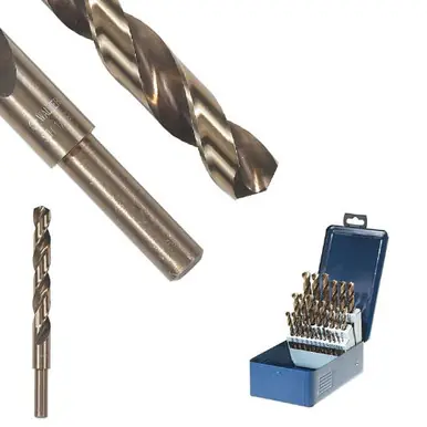 WALTER 01R230 - 15/32" SST+ 135° Cobalt Silver & Deming Drill Bit Reduced Shank, 5-15/16" OAL (5pk)