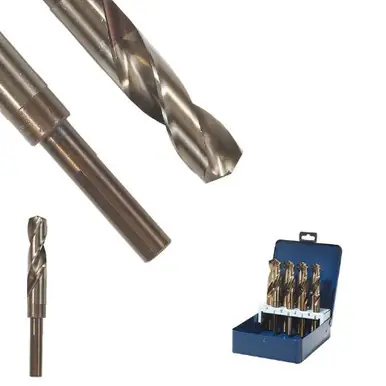 WALTER 01M552 - 13/16" SST+ 135° Cobalt Silver & Deming Drill Bit Reduced Shank