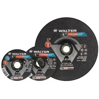 WALTER 11R072 - 7" x 3/32" x 7/8" Toughcut Cut-Off Wheel Type 1 (25pk)