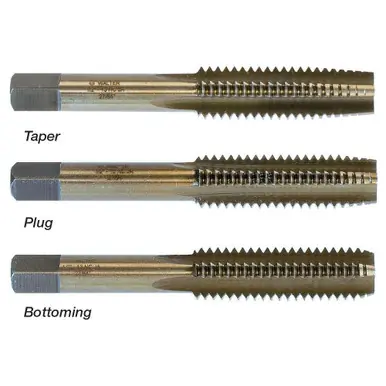 WALTER 03B162 - 1" - 8 SST Plug Hand Tap (1-Piece Set)