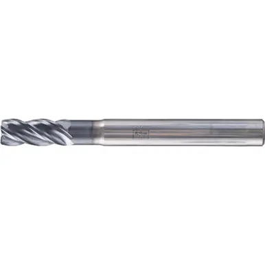 PFERD 23000151 - Chamfered End Mill, 4 flutes 6mm Dia, 13mm APMX, 57mm OAL, cylindrical shank