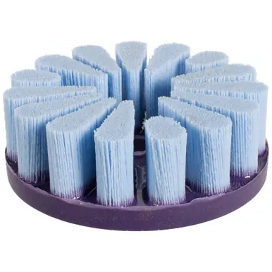 WALTER 13N632 - Ceramic Nylon Disc Brush Teardrop 6", 120 Grit