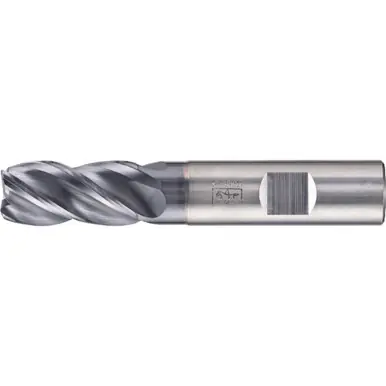 PFERD 23000169 - 1mm Radiused End Mill, 4 flutes, 16mm Dia, 32mm APMX, 92mm OAL, Weldon shank