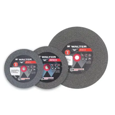 WALTER 12E649 - 10" x 1" x 1" Bench Grinder Wheel , 80 Fine