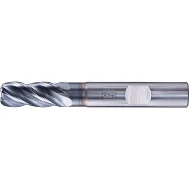 PFERD 23000163 - 1.5mm Radiused End Mill, 4 flutes, 10mm Dia, 22mm APMX, 72mm OAL, Weldon shank