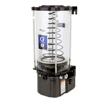 GRACO 96G500 - G3 Standard Grease Lubrication Pump, 24 VDC, 8 Liter One-Piece Reservoir, Follower