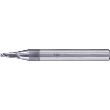 PFERD 23000100 - Ball Nose End Mill, 2 flutes, 3mm Dia, 5mm APMX, 54mm OAL, cylindrical shank