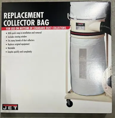 JET 709564 Plastic Dust Collection Bag for 18" Diameter Housing