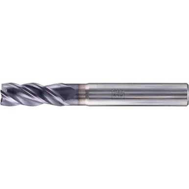 PFERD 23000152 - Chamfered End Mill, 4 flutes 8mm Dia, 19mm APMX, 63mm OAL, cylindrical shank