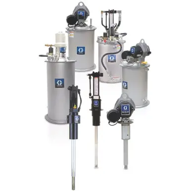 GRACO 77X016 - Electric Dyna-Star HF Stand-Alone Pump, 24 VDC, 400 lb Reservoir