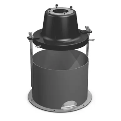 GRACO 77X513 - Pail Cover, Cylinder, Tie-Rods & Base Conversion Kit, 60 lb to 35 lb