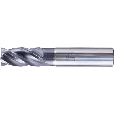 PFERD 23000155 - Chamfered End Mill, 4 flutes 16mm Dia, 32mm APMX, 92mm OAL, cylindrical shank
