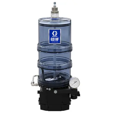 GRACO 96G415 - G3 Standard High Flow Grease Lubrication Pump w/ 12L Reservoir, Low Level Switch,
