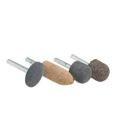 WALTER 12D001 - 3/4" x 2-1/2" Mounted Point for Tough Steel Type A-1, 1/4" Shaft (10pk)