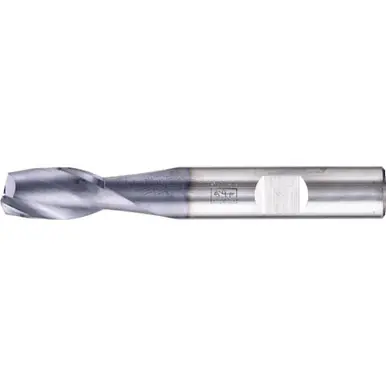 PFERD 23000128 - Square End Mill, 2 flutes 10mm Dia, 19mm APMX, 72mm OAL, Weldon shank, Univers