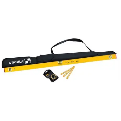 STABILA 29710 - Type 80 Remodeler Set, 48" Spirit Level, BM 100 10ft Tape, 3 Pencils & Carrying Case