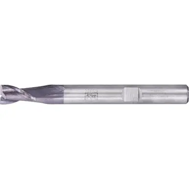 PFERD 23000126 - Square End Mill, 2 flutes 6mm Dia, 10mm APMX, 57mm OAL, Weldon shank, Universa