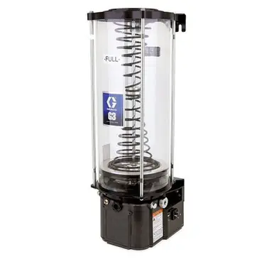 GRACO 96G501 - G3 Standard Grease Lubrication Pump, 24 VDC, 12 Liter One-Piece Reservoir, Follower