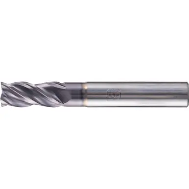 PFERD 23000153 - Chamfered End Mill, 4 flutes 10mm Dia, 22mm APMX, 72mm OAL, cylindrical shank