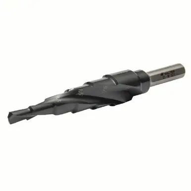 WALTER 01W021 - 3/16" to 1/2" Step Drill (6 Steps)